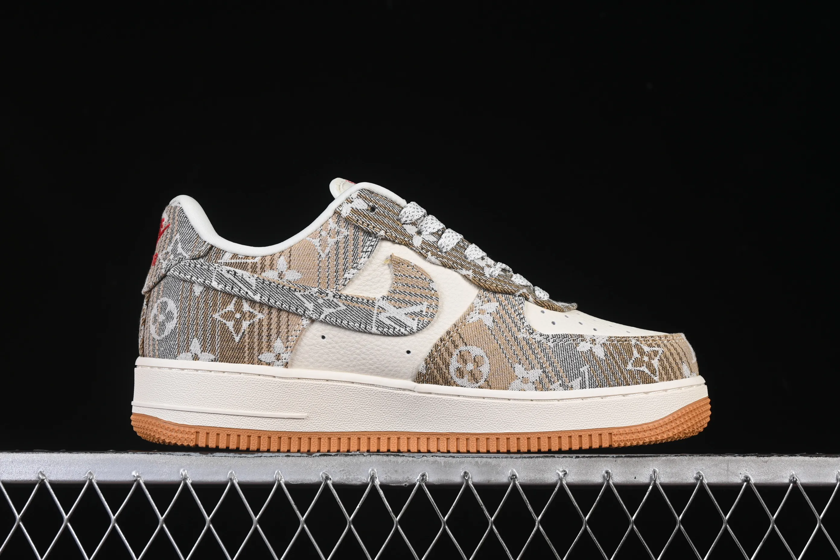 All categories Nk Air Force 1 Air Force series Nk Air Force 1 Low Air Force low-top Nike Air Force 1'07 Low LV joint gray brown floral cloth Air Force 1 low-top casual sneakers DF0188-076
